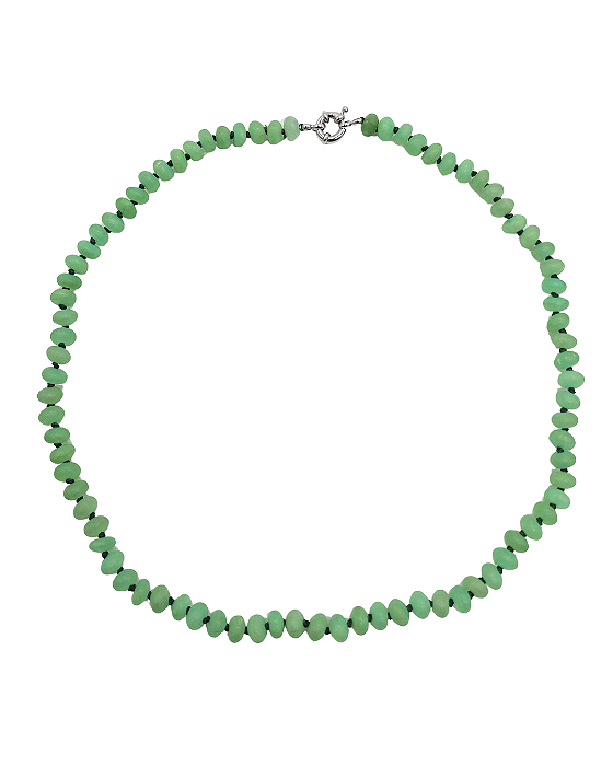 Colar de Amazonita com Fecho de Boia