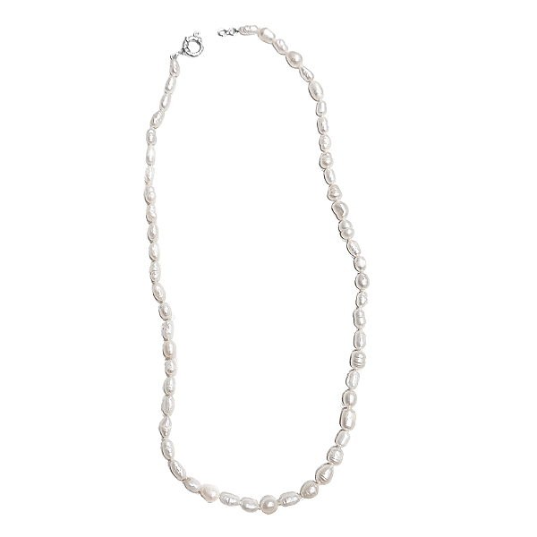 Colar 48cm de pérolas barrocas