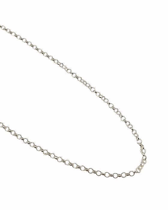 Corrente Portuguesa em Prata 45 cm - 1,5 mm