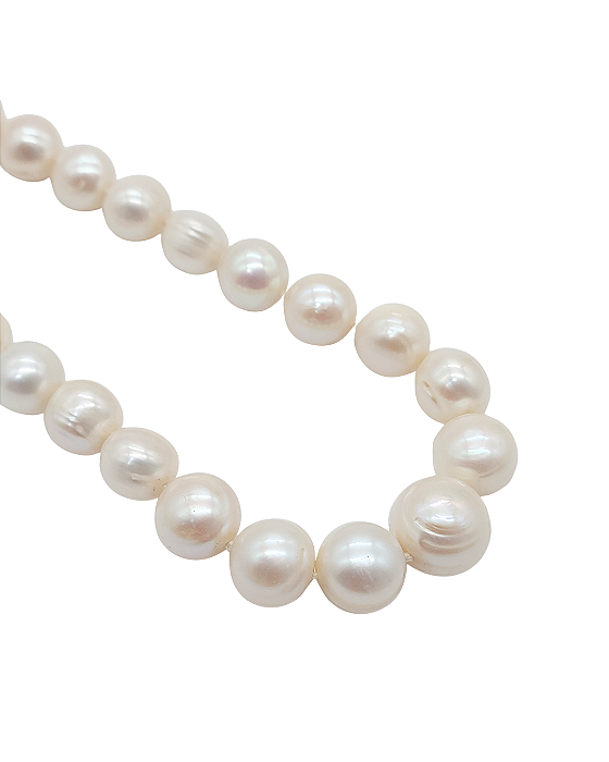 Colar de Pérola Barroca com Fecho Boia