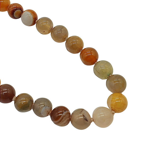 Colar de Ágata com Fecho de Ímã
