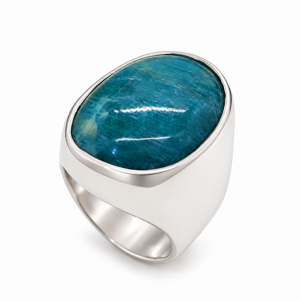 Anel em Prata com Amazonita