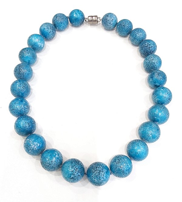 Colar de Bolas Obsidiana