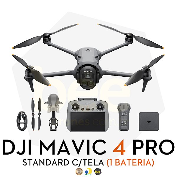 Drone Dji Mavic 4 Pro Standard (c/ tela) BR Anatel