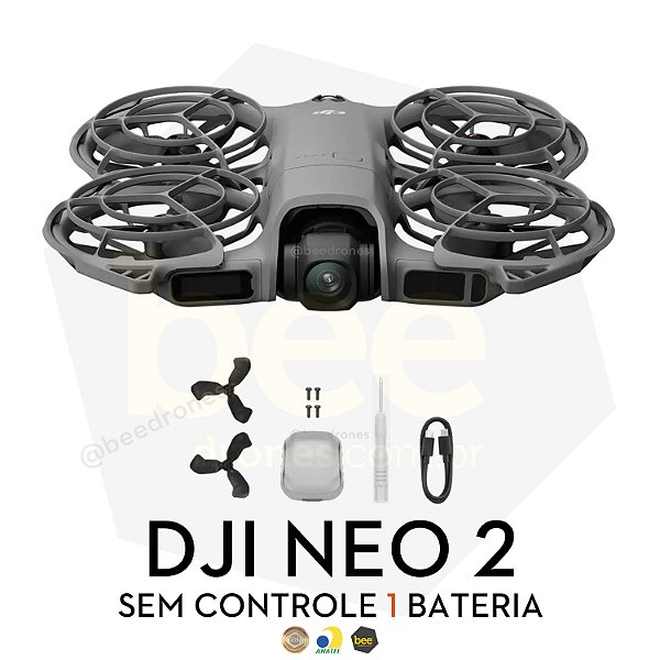 Drone DJI Neo 2 (Sem Controle) 1 Bateria - BR Anatel