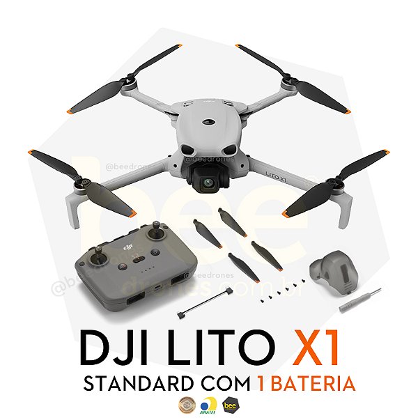 Drone DJI Lito X1 Standard (Sem Tela) Anatel BR - DJI081