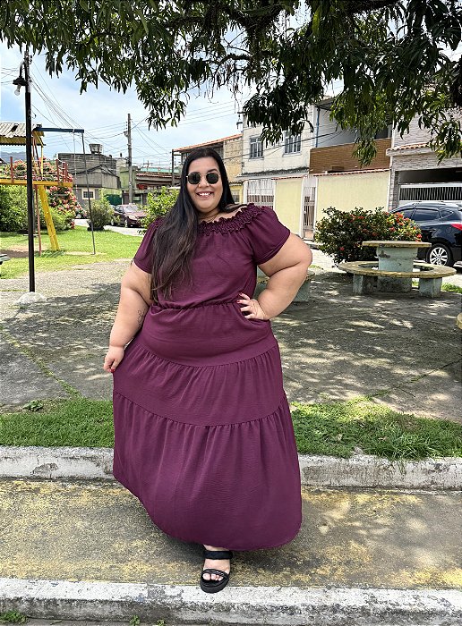 Vestido Ciganinha Longo Plus