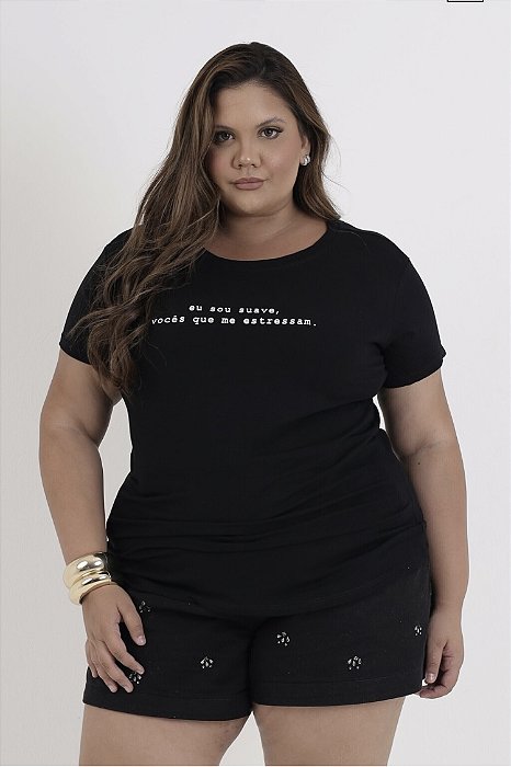 T-shirt Eu sou suave Plus