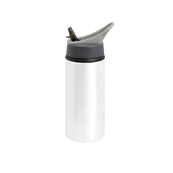 Garrafa Alumínio Squeeze Branco Wave Para Sublimação 600 Ml Live (1098)