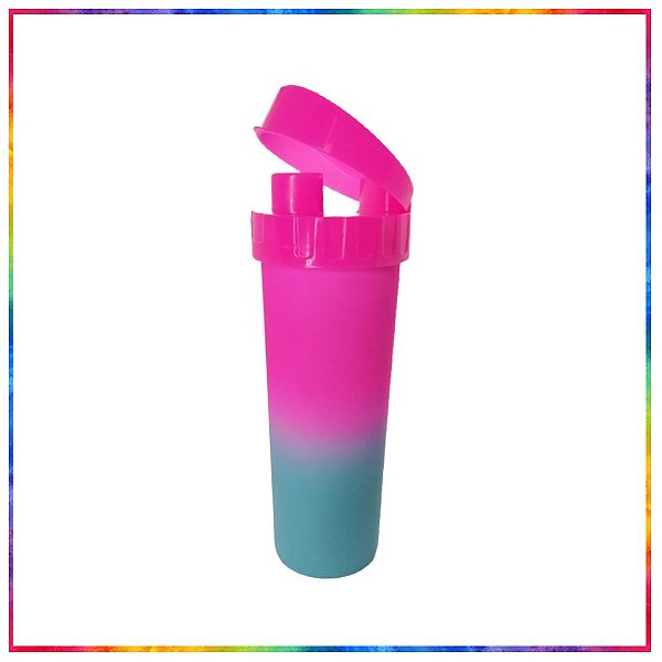 GARRAFA ECO WATER PS 450ML PARA TRANSFER FANT-TIFF/ROSA (01166133)