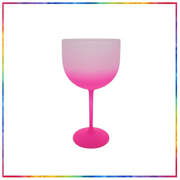 TAÇA GIN SHELBY PS 500ML FANT-ROSA NEON PARA TRANSFER  (01175503)