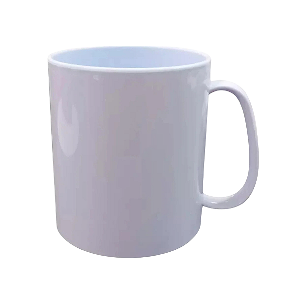 Caneca de Polimero 325ml Branca Para Sublimação JKB (10001)
