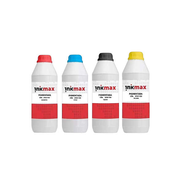 Tinta Inkmax  EPWF- Epson 4 Cores - Kit  4 Litros (Pigmentada)