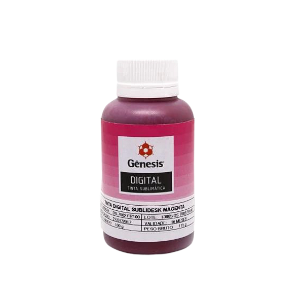Refil De Tinta Sublimatica Genesis Sublidesc  Magenta Epson 100ML (DS.7002)