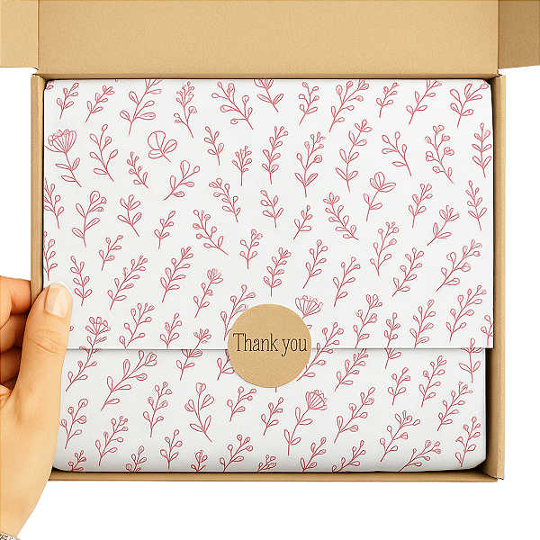 Papel Seda Personalizado 50X60  50g 100 Folhas