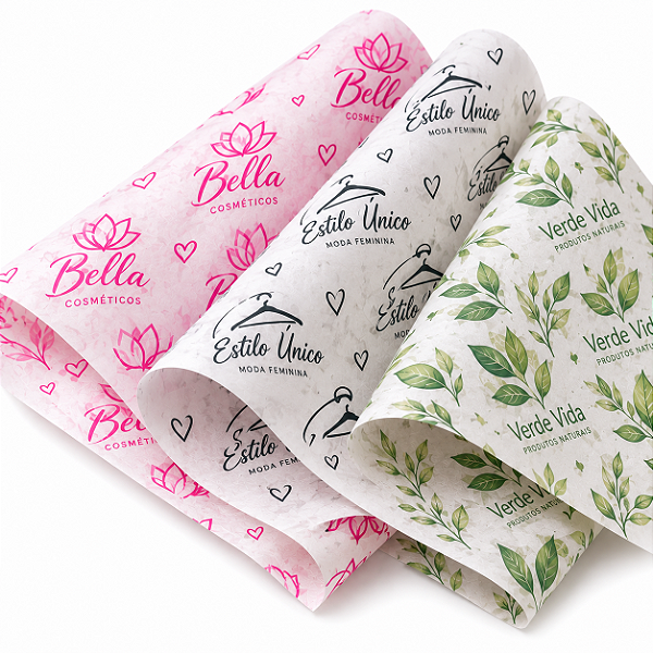 Papel Seda Personalizado 50X60 50g 100 Folhas
