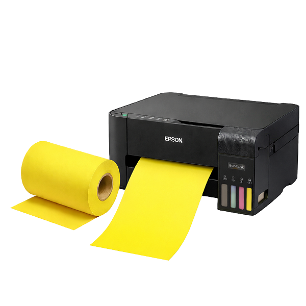 Bobina Papel Sulfite Amarelo A4 210MMX50M 75G X2P