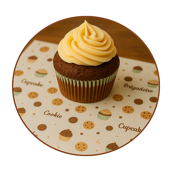 Papel Anti-Gordura Cookie Color 30X60X56 100 Folhas (Para Alimentos)