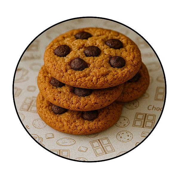 Papel Anti-Gordura Café & Cookie 30X40X56G 100 Folhas (Para Alimentos)