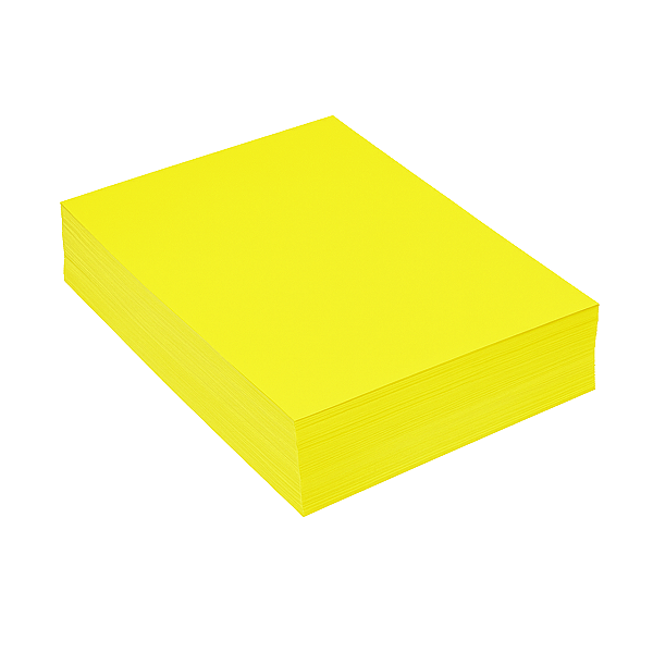 Papel Couche Amarelo 75G A3 - 100 FLS