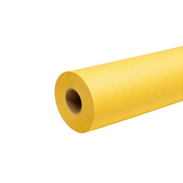 Bobina Papel Sulfite Amarelo Para Plotter 300MMX50M 120G X2P