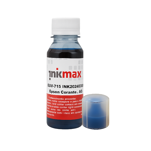 Refil Tinta Corante Inkmax Azul 100ml – Compatível com Epson Ecotank