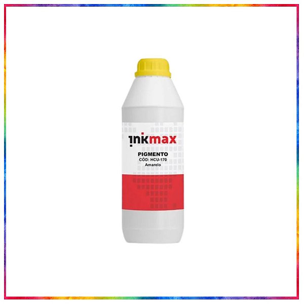 TINTA INKMAX HCU RECARGA DE CARTUCHO AMARELO COMPATIVEL HP 1 LITRO