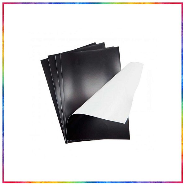 PAPEL FOTOGRÁFICO GLOSSY BRILHANTE COM IMÃ A4 - PACOTE COM 05 FOLHAS