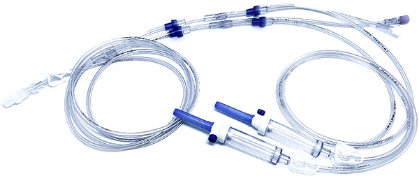 Extensor Valvulado com 2 perfuradores