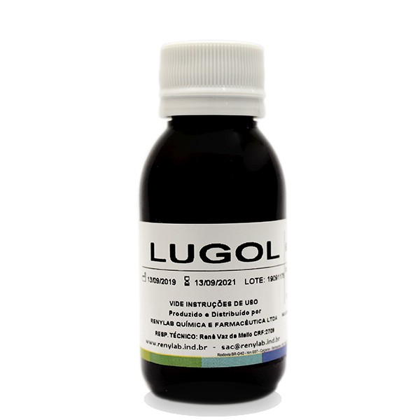 Corante Lugol 2% - Frasco com 60 ml