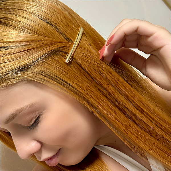 Presilha para franja reto dourado