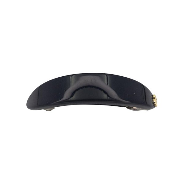 Presilha acrílico curvado Bianca preto 00 321