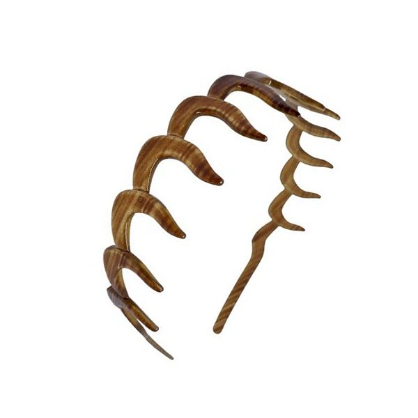 Tiara francesa Finestra marrom listrado F2795BSH