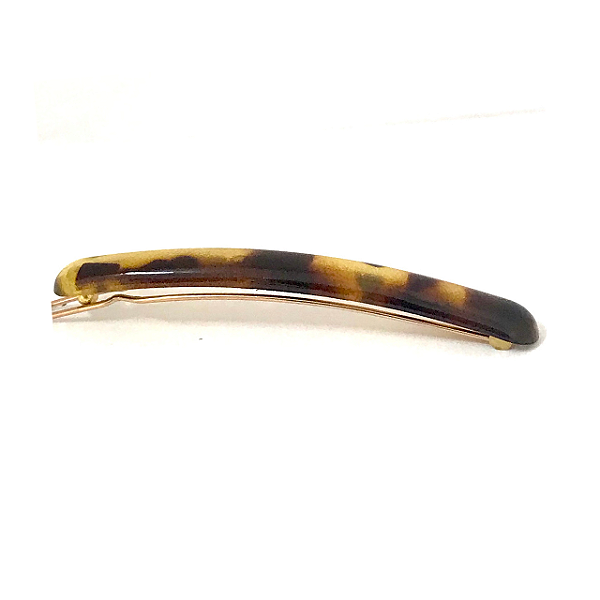 Mini presilha acetato francesa Finestra animal print N220TK