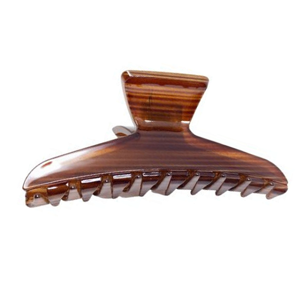 Piranha de cabelo francesa Finestra marrom listrado F22940BSH