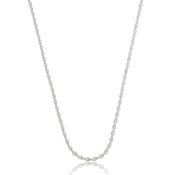 Colar corrente cordão baiano prata 925 5009305