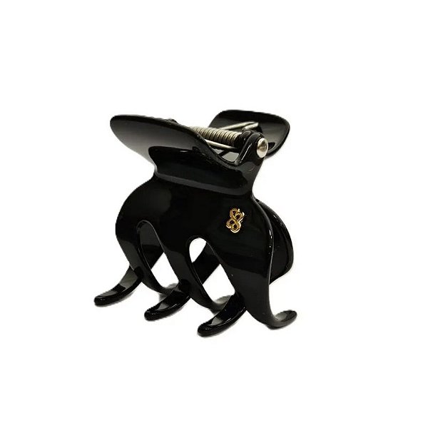 Piranha de cabelo Bianca acrílico preto 05 198