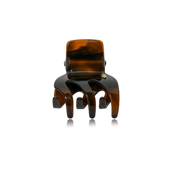 Piranha de cabelo Bianca acrílico marrom 05 198