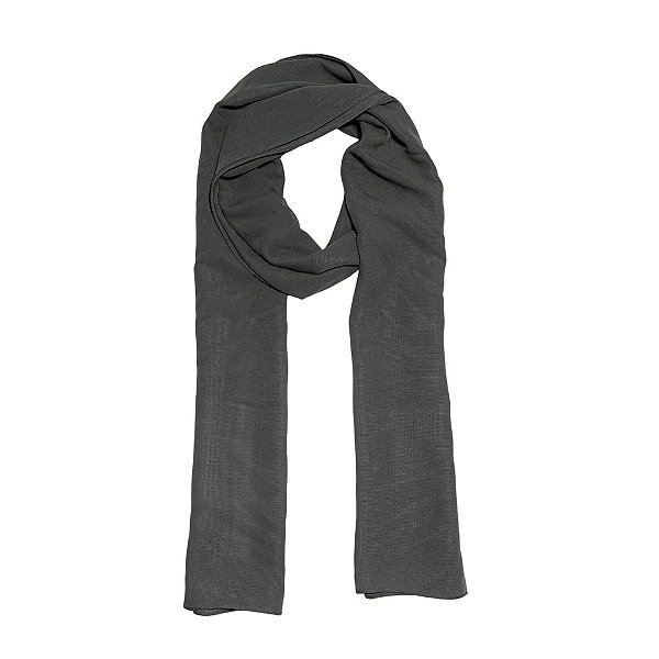 Lenço echarpe cinza escuro LEN-032