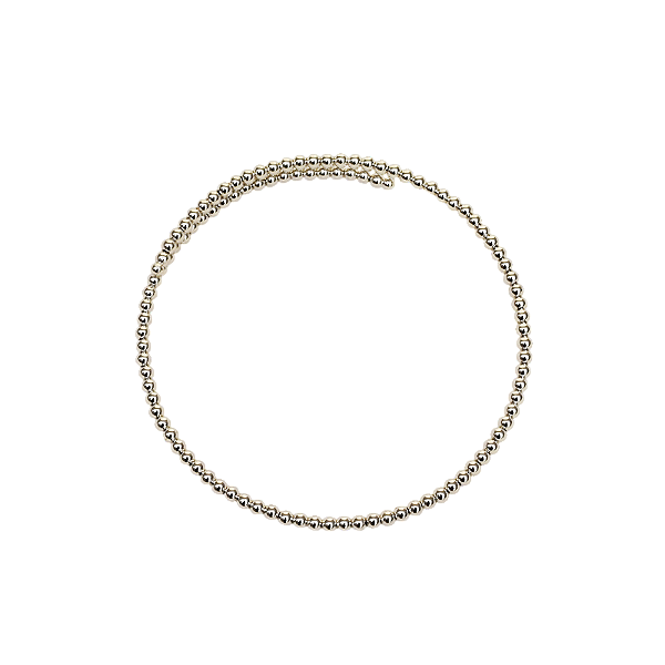 Colar choker esferas ródio semijoia 3694401