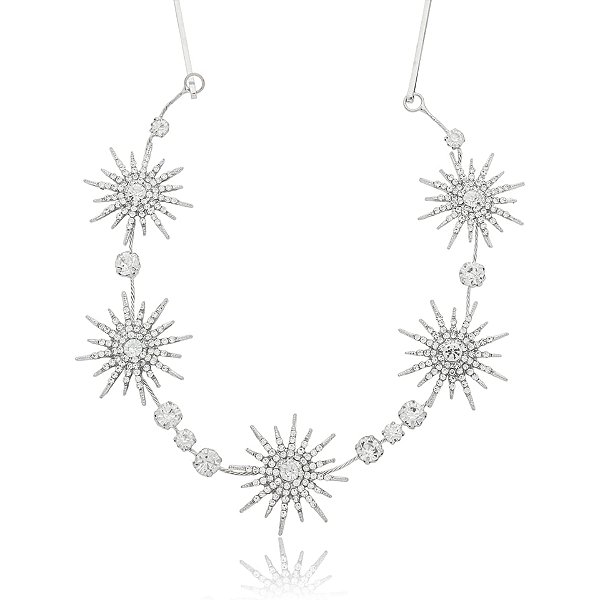 Tiara coroa noiva ponteiras cristais prateado