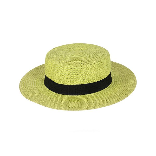 Chapéu praia palha amarelo