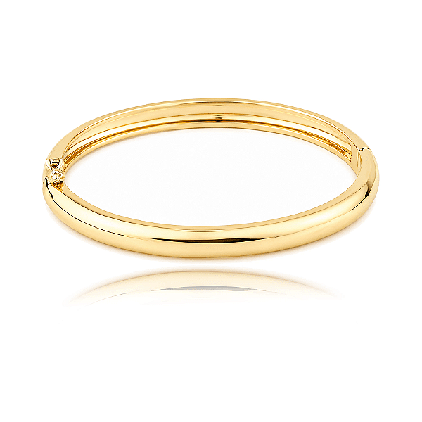 Bracelete liso ouro semijoia SZ-230501