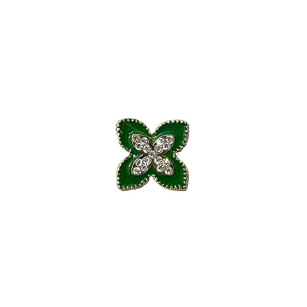 Broche magnético trevinho verde