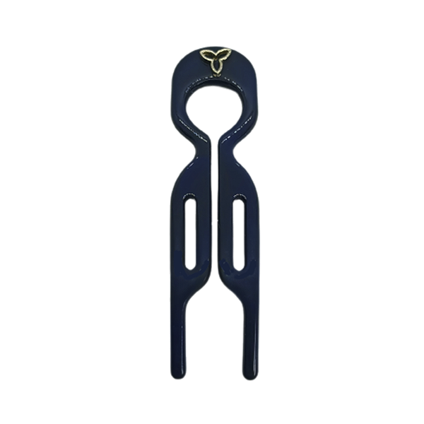 Pente coque acetato azul marinho