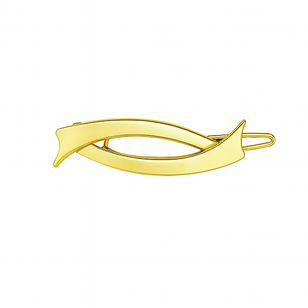 Presilha pra franja metal dourado