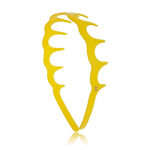 Tiara acrílico Bianca amarelo 20 146