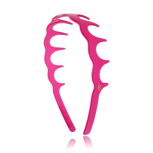 Tiara acrílico Bianca rosa pink 20 146