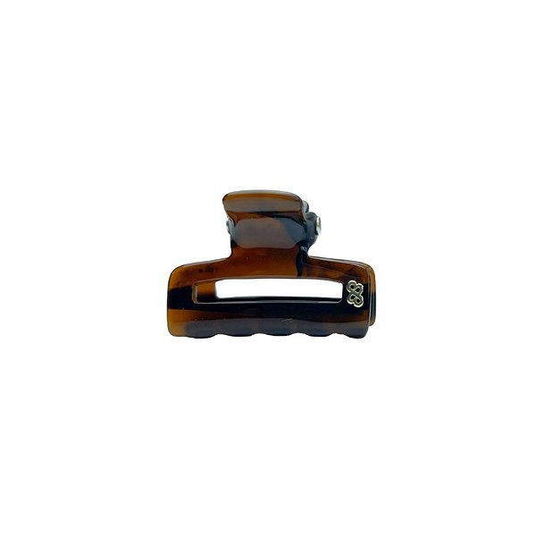 Piranha de cabelo Bianca acrílico marrom 05 298