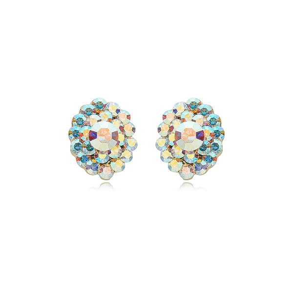 Brinco ponteira Leticia Sarabia cristal boreal 4479